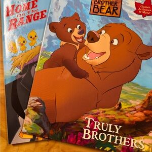 Disney Brother Bear Truly Brothers Book - Brown and Red